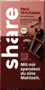 share Bio Tafel Schokolade Peru