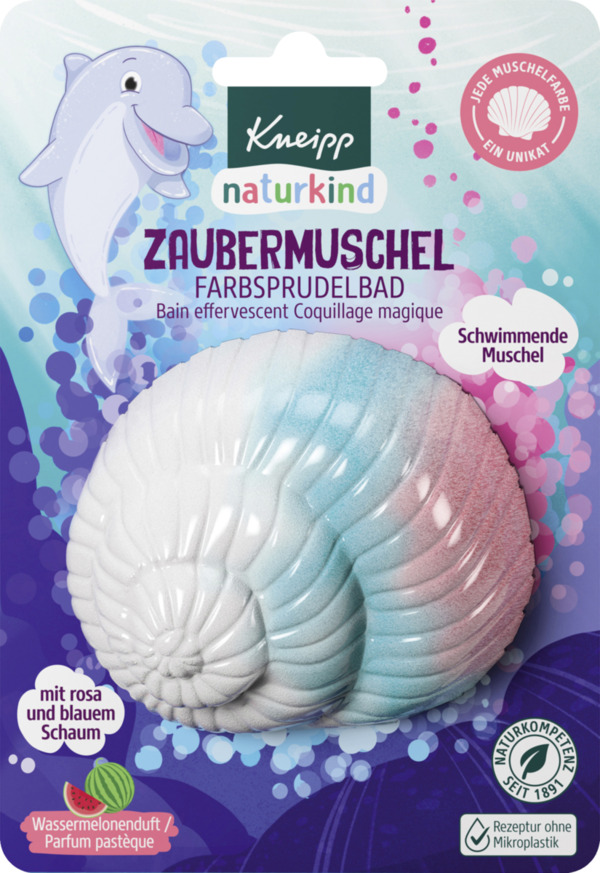 Bild 1 von Kneipp naturkind Zaubermuschel Farbsprudelbad