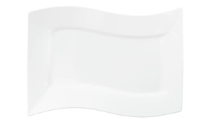 KHG Servierplatte weiß Porzellan Maße (cm): B: 21,5 H: 3 Geschirr & Besteck