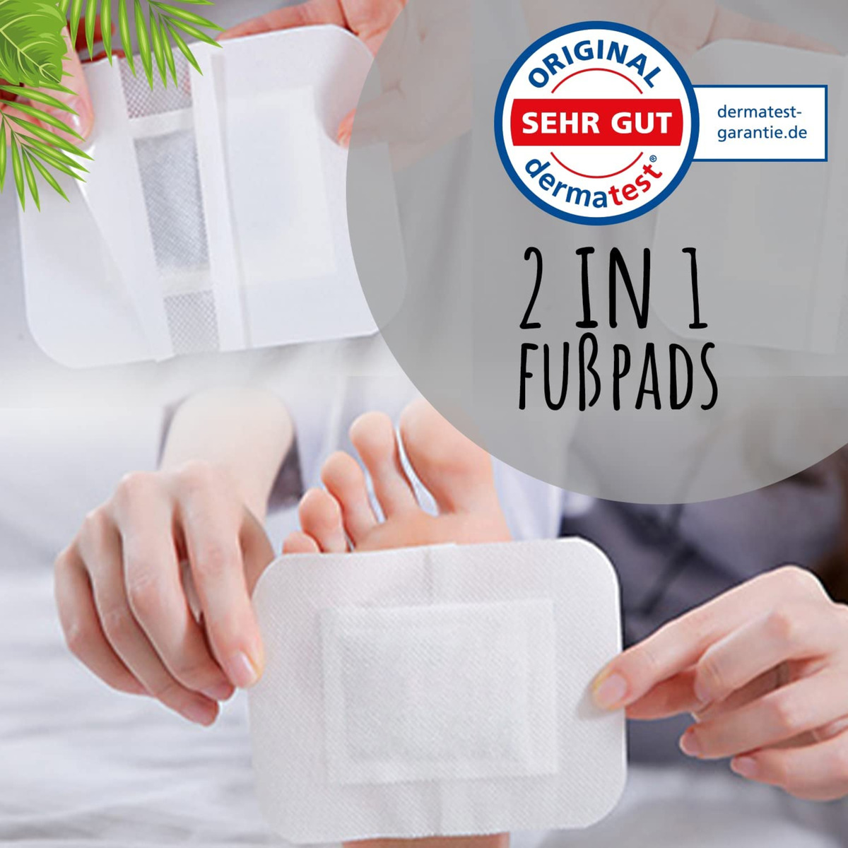 Bild 4 von Summer Foot Detox-Fußpads mit Grünteeöl