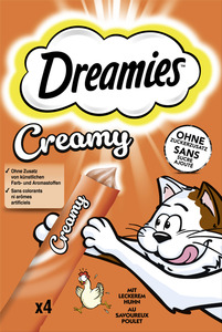 Dreamies Creamy mit Huhn