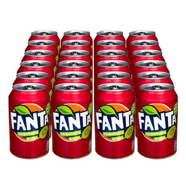 Bild 1 von Fanta Strawberry & Kiwi 0,33 Liter, 24er Pack