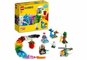 LEGO® Konstruktionsspielsteine »Bausteine und Funktionen (11019), LEGO® Classic«, (500 St), Made in Europe