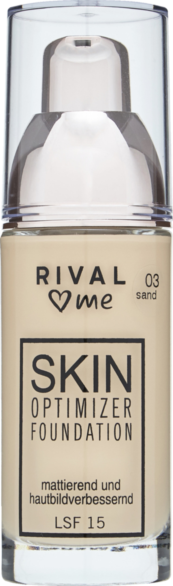 Bild 1 von RIVAL loves me Skin Optimizer Foundation 03 sand