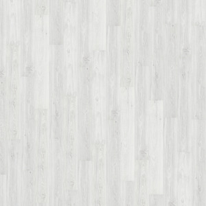 Vinylboden 'Glacial Oak' 122 x 18,5 x 1,05 cm weiß