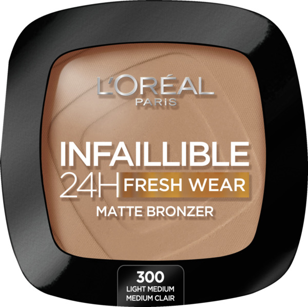 Bild 1 von L’Oréal Paris Infaillible 24h Fresh Wear Soft Matte Bronzer 300 Light Medium