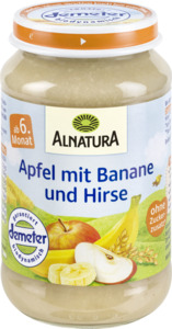 Alnatura Bio Apfel mit Banane & Hirse