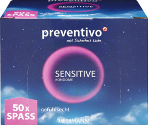 preventivo Sensitive Kondome Box