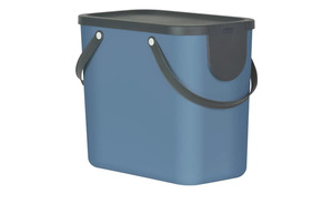 Rotho Abfallbehälter 25 Liter  Albula blau Kunststoff Maße (cm): B: 40 H: 34 T: 23,5 Küchenzubehör