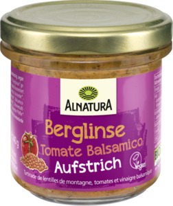 Alnatura Bio Berglinse Tomate Balsamico Aufstrich