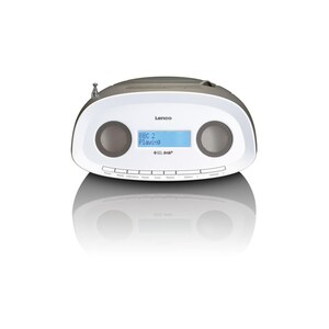 Lenco SCD-69TP Boombox mit DAB+ / FM-Radio und CD-Player (USB, AUX, MP3)