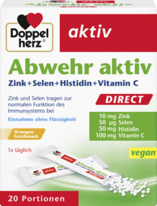 Doppelherz Aktiv Direct Abwehr aktiv Zink + Selen + Histidin + Vitamin C