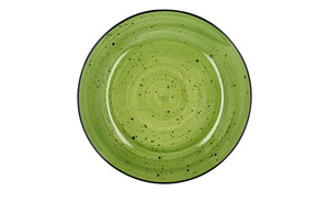 Peill+Putzler Suppenteller  Genua grün Porzellan Maße (cm): H: 3,8  Ø: [20.0] Geschirr & Besteck