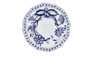 Kahla Kaffeeuntertasse  Rosella Zwiebelmuster blau Porzellan Maße (cm): H: 2  Ø: [14.5] Geschirr & Besteck