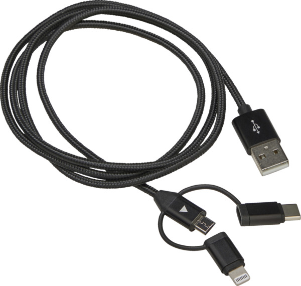 Bild 2 von IDEENWELT Best Basics 3-in-1-Lade- und Datenkabel
