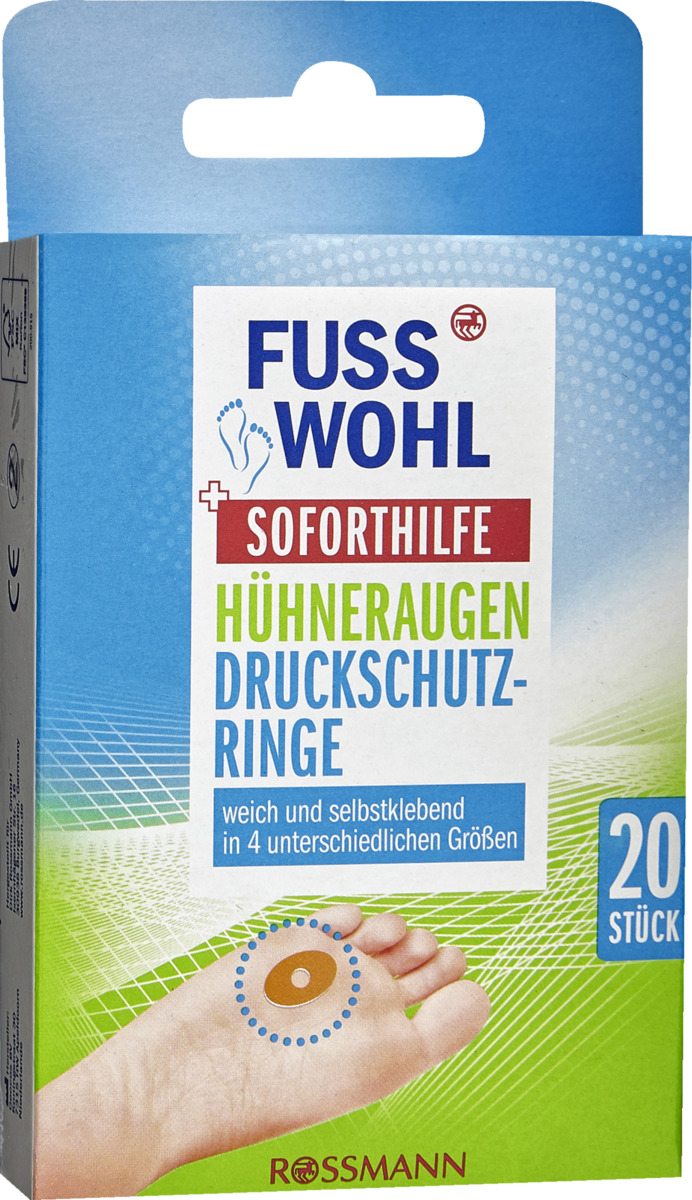 Bild 1 von FUSSWOHL Hühneraugen Druckschutzringe