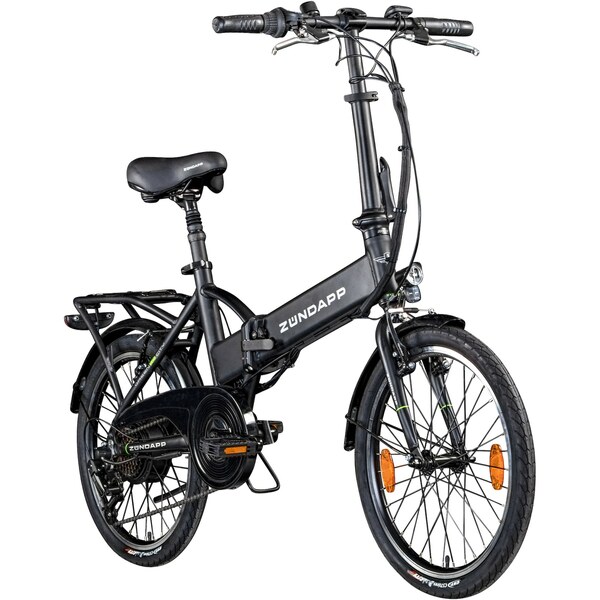 Bild 1 von Zündapp Green 1.0 20 Zoll E-Klapprad E Folding Bike Citybike Faltrad Elektrofahrrad Pedelec... schwarz matt