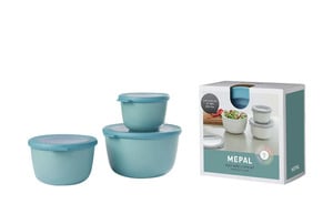 Mepal Multischüssel-Set, 3-teilig / 0,5l, 1,0l, 2,0l  Cirqula grün Maße (cm): B: 19,2 H: 12 Küchenzubehör