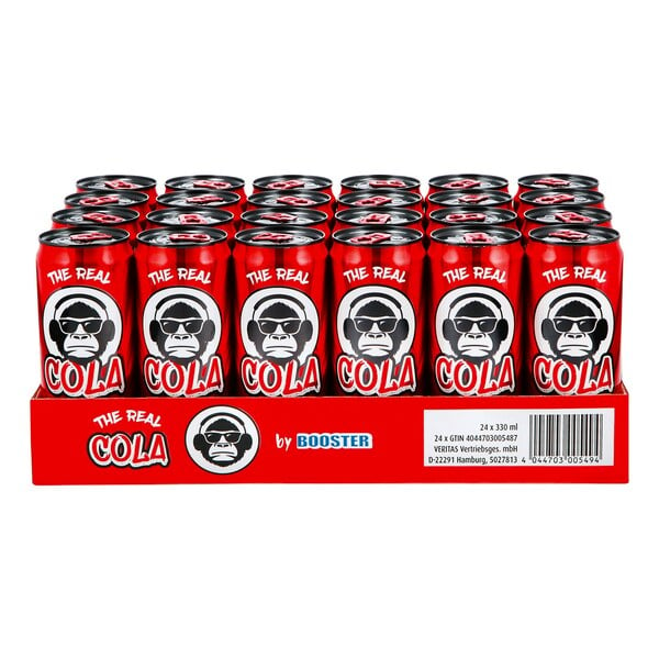 Bild 1 von The Real Cola by Booster 0,33 Liter, 24er Pack