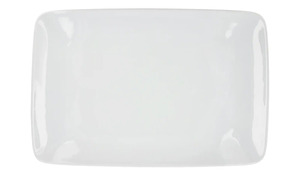 levelone Servierplatte weiß Porzellan Maße (cm): B: 24 Geschirr & Besteck