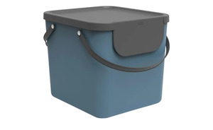 Rotho Abfallbehälter 40 Liter  Albula blau Kunststoff Maße (cm): B: 39,8 H: 35,8 T: 33,9 Küchenzubehör