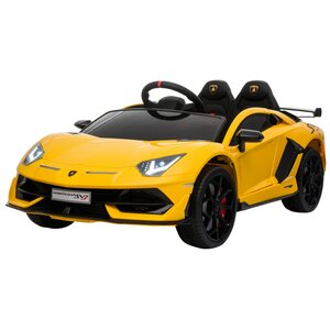 HOMCOM Kinderauto Lamborghini elektrisch 123 x 66,5 x 45,5 cm(LxBxH)   Elektroauto für Kinder mit Fernsteuerung Kinderfahrzeug