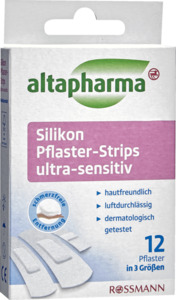 altapharma Silikon Pflaster-Strips ultra-sensitiv