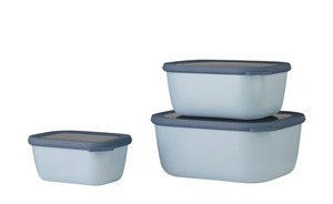 Mepal Multischüssel-Set, 3-teilig / 0,75l, 1,5l, 3,0l  Cirqula blau Maße (cm): B: 20 H: 10,5 Küchenzubehör