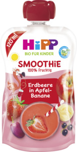 HiPP Bio für Kinder Smoothie Erdbeere in Apfel Banane