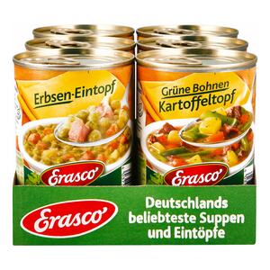 Erasco Eintöpfe 400 g, verschiedene Sorten, 6er Pack