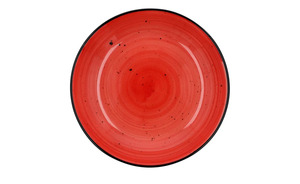Peill+Putzler Suppenteller  Genua rot Porzellan Maße (cm): H: 3,8  Ø: [20.0] Geschirr & Besteck