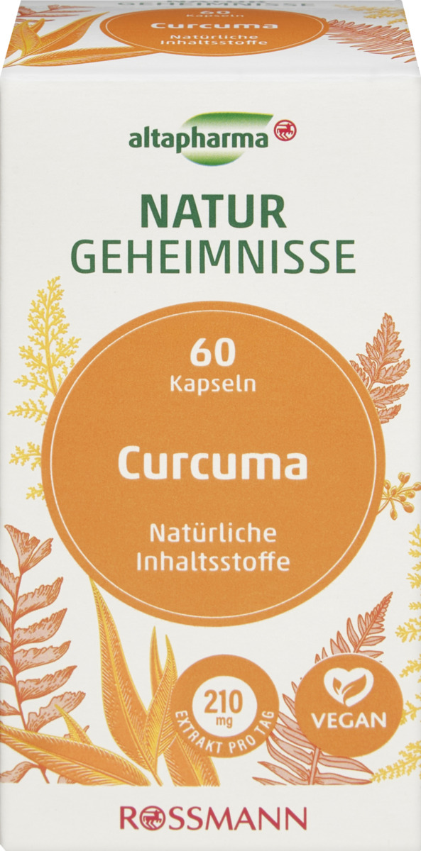 Bild 1 von altapharma Naturgeheimnisse Curcuma Kapseln