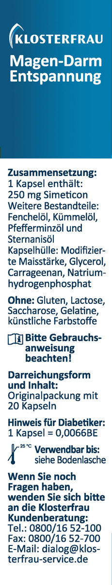 Bild 2 von Klosterfrau Magen-Darm Entspannung Kapseln