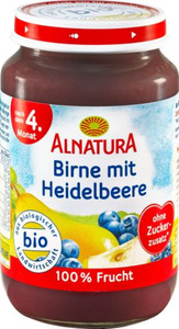 Alnatura Bio Birne mit Heidelbeere