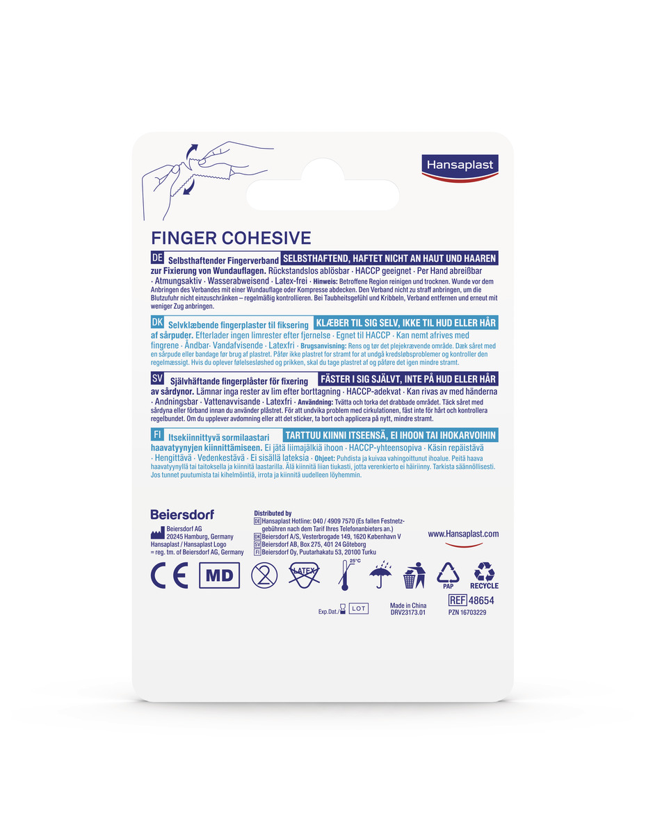 Bild 2 von Hansaplast Selbsthaftender Fingerverband 5m