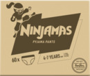 Bild 2 von Pampers Ninjamas Pyjama Pants für Mädchen 4-7 Jahre, Monatsbox