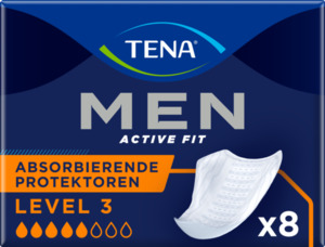 TENA Men Active Fit Absorbierende Protektoren Einlagen Level 3