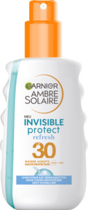 Garnier Ambre Solaire INVISIBLE protect refresh Spray Sonnenschutz-Spray LSF 30