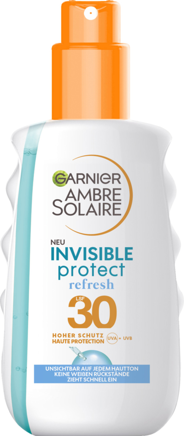 Bild 1 von Garnier Ambre Solaire INVISIBLE protect refresh Spray Sonnenschutz-Spray LSF 30