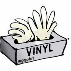 L+D 14695-7 100 St. Vinyl Einweghandschuh Größe (Handschuhe): 7, S EN 455