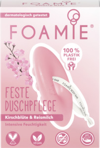 Foamie Feste Duschpflege Kirschblüte & Reismilch Intensive Feuchtigkeit