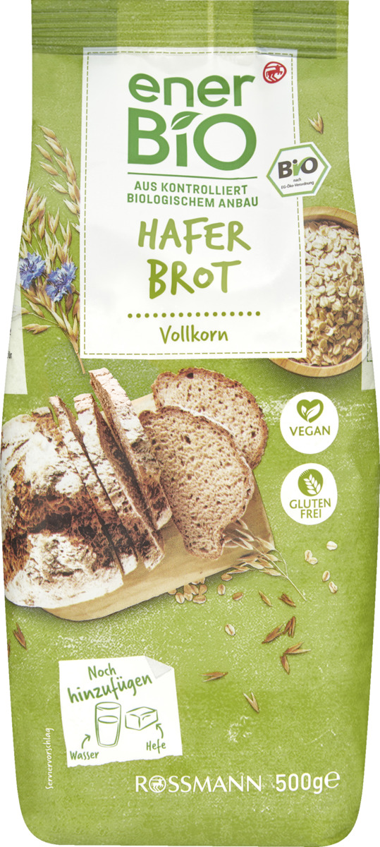 Bild 1 von enerBiO Brotbackmischung Haferbrot Vollkorn