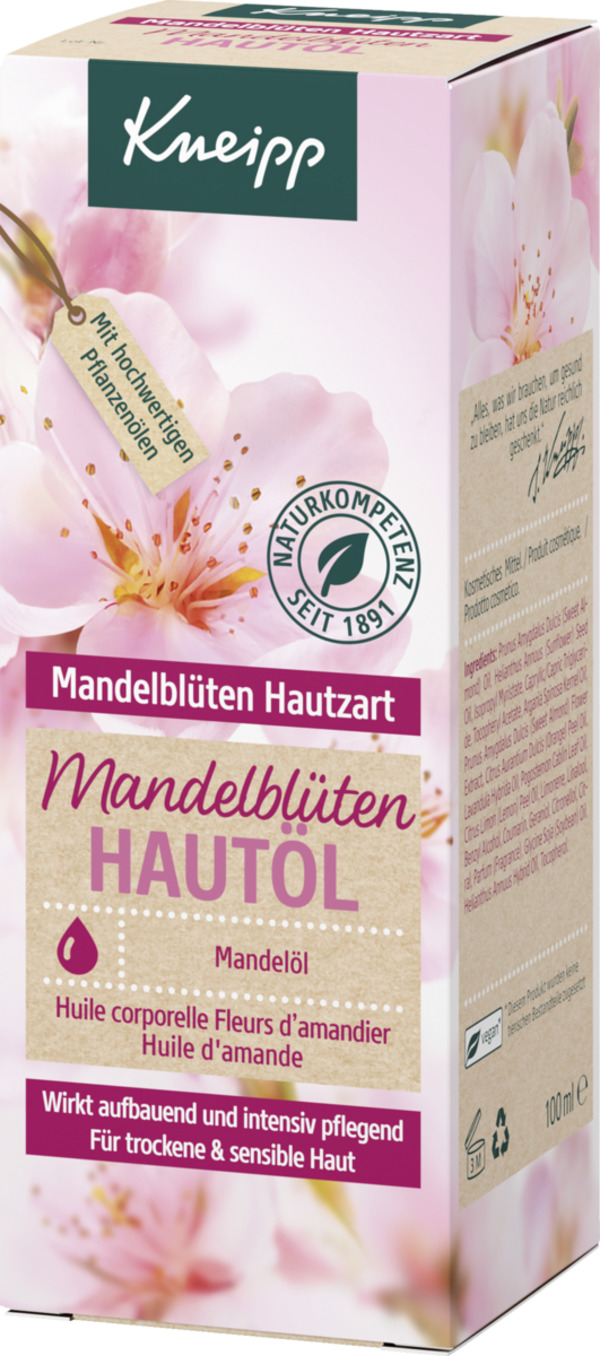 Bild 1 von Kneipp Hautöl Mandelblüten Hautzart