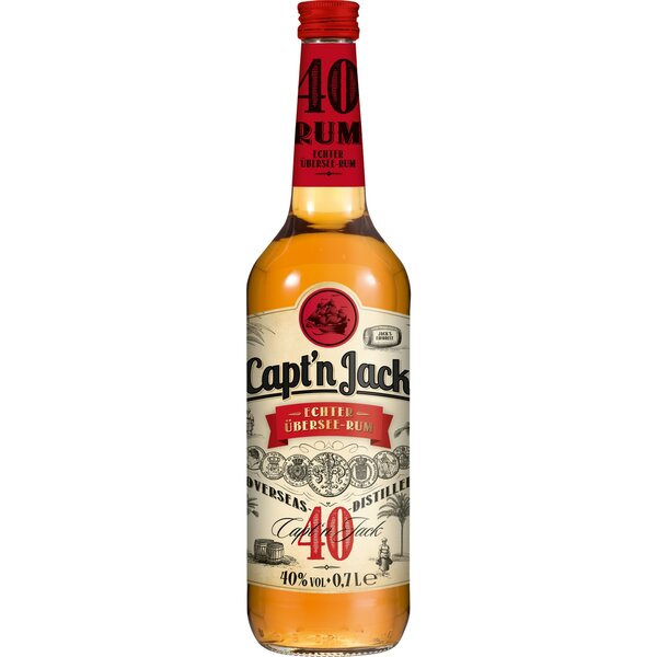 Bild 1 von Capt'n Jack Rum 40,0 % vol 0,7 Liter