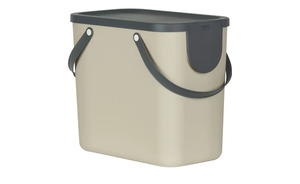 Rotho Abfallbehälter 25 Liter  Albula braun Kunststoff Maße (cm): B: 40 H: 34 T: 23,5 Küchenzubehör
