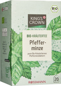 KING'S CROWN Bio-Kräutertee Pfefferminze