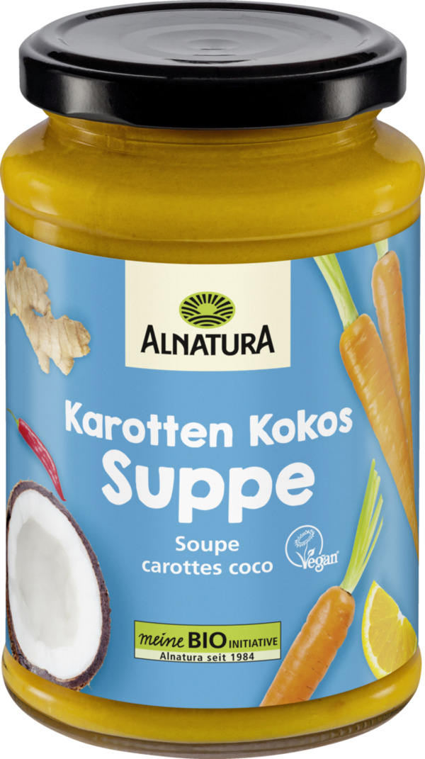 Bild 1 von Alnatura Bio Karotten Kokos Suppe