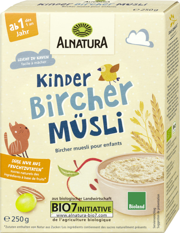 Bild 1 von Alnatura Bio Kinder Bircher Müsli