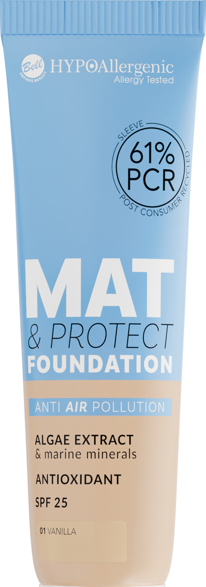 Bild 1 von HYPOAllergenic Mat & Protect Foundation SPF 25 01 Vanilla, 30 g