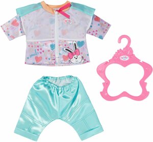 Baby Born Puppenkleidung »Freizeitanzug Aqua, 43 cm«, mit Kleiderbügel
